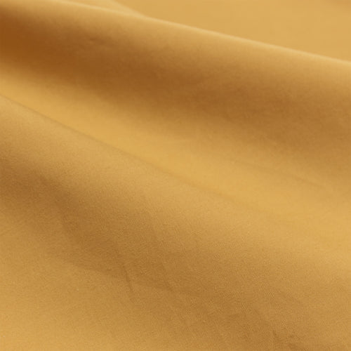 Perpignan Fitted Sheet mustard, 100% combed cotton | URBANARA fitted sheets