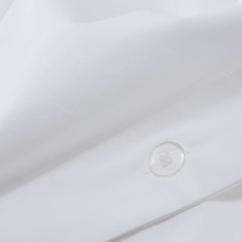 Perpignan Percale Bed Linen white, 100% combed cotton | URBANARA percale bedding