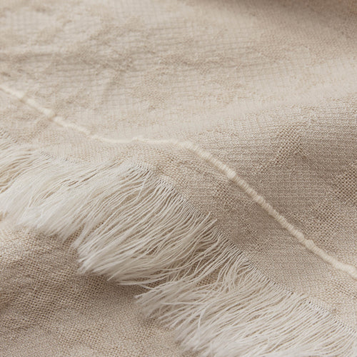 Blanket Praia Natural, 85% Organic cotton & 15% Seacell | URBANARA Cotton Blankets