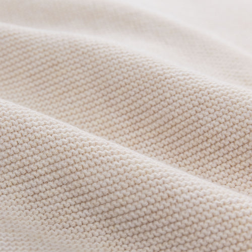 Salicos Blanket off-white melange, 100% cotton | URBANARA cotton blankets