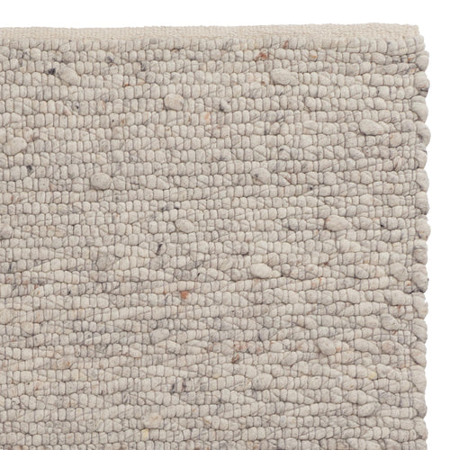 Sihora Rug sand melange, 60% wool & 40% cotton