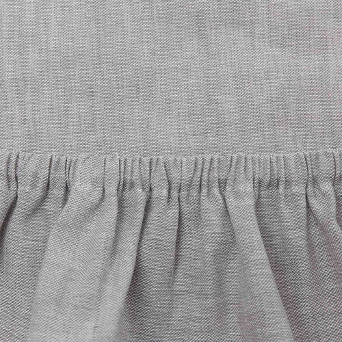 Tolosa Fitted Sheet light grey, 50% linen & 50% cotton | URBANARA fitted sheets