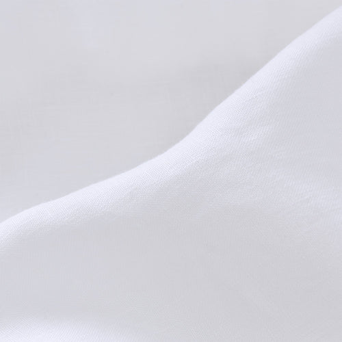 Toulon Fitted Sheet white, 100% linen | URBANARA fitted sheets