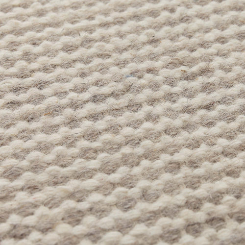 Udana rug, sandstone melange & natural white, 100% wool | URBANARA wool rugs