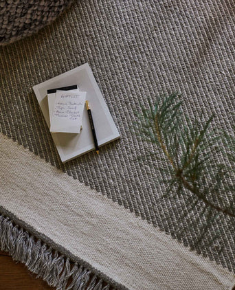 Vadi Wool Rug grey & natural white, 100% wool
