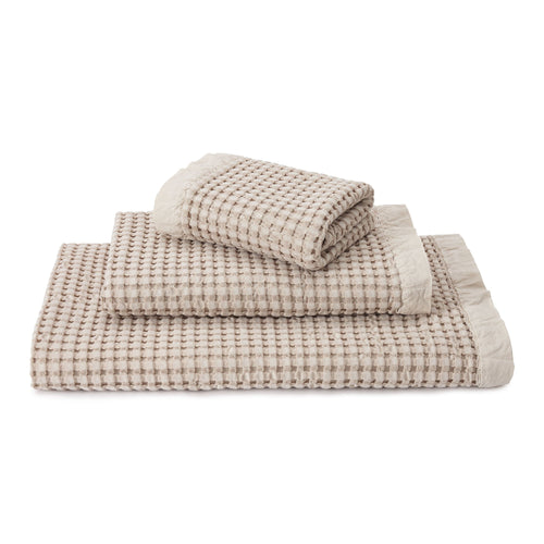 Veiros hand towel, natural, 100% cotton