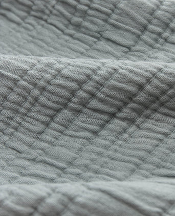 Bedspread Velho Light green grey, 100% BCI Cotton
