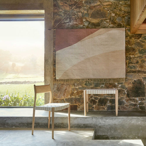 Pale terracotta & Straw & Natural white Rug Pawai | Home & Living inspiration | URBANARA