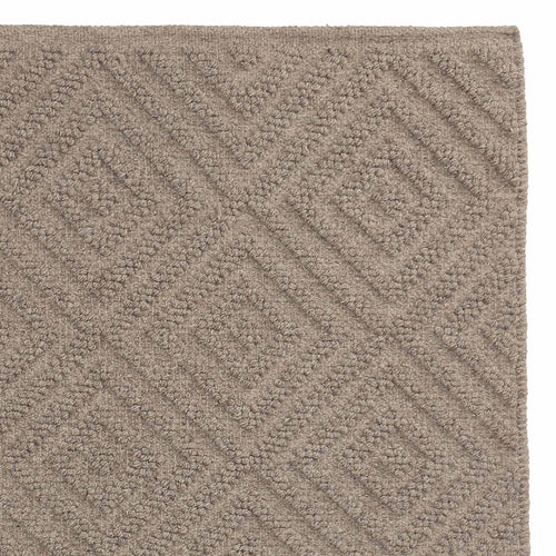 Barod Rug stone grey, 100% wool