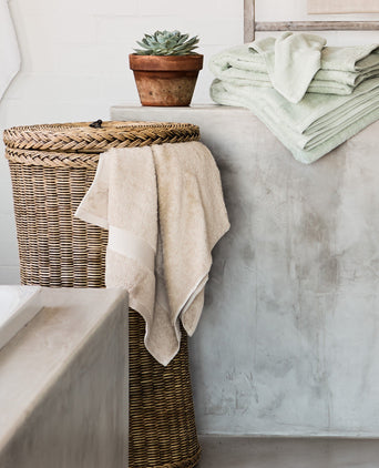 Penela hand towel, sand, 100% egyptian cotton
