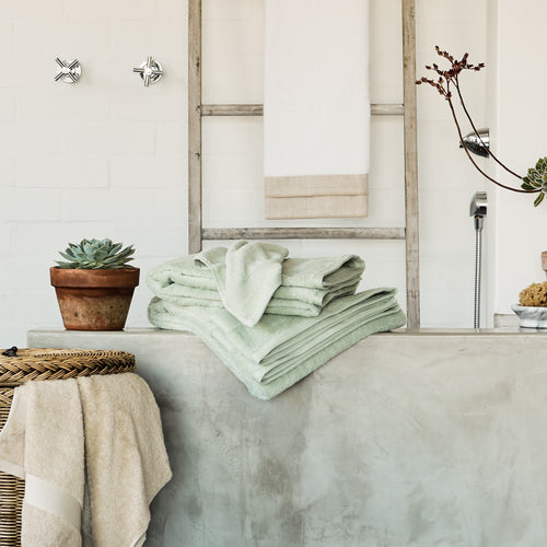 Penela Towel Collection in mint | Home & Living inspiration | URBANARA