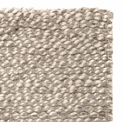 Teesta rug, light grey, 100% new wool