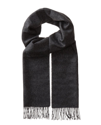Limon scarf, charcoal, 100% baby alpaca wool