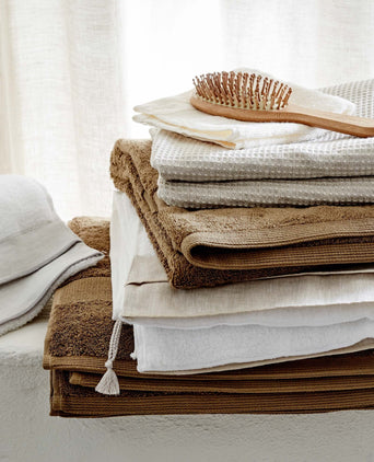 Penela hand towel, brown, 100% egyptian cotton