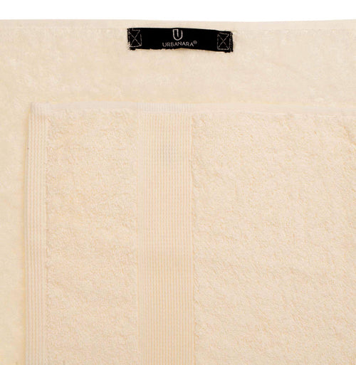 Penela hand towel, off-white, 100% egyptian cotton |High quality homewares