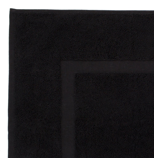 Penela bath mat, black, 100% egyptian cotton |High quality homewares