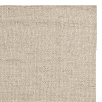 Patan Runner natural white, 80% wool & 20% organic cotton