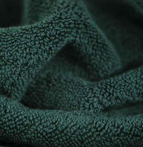 Salema hand towel, dark green, 100% supima cotton |High quality homewares