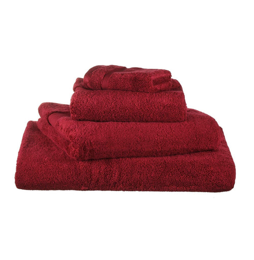 Alvito hand towel, dark red, 100% zero twist cotton