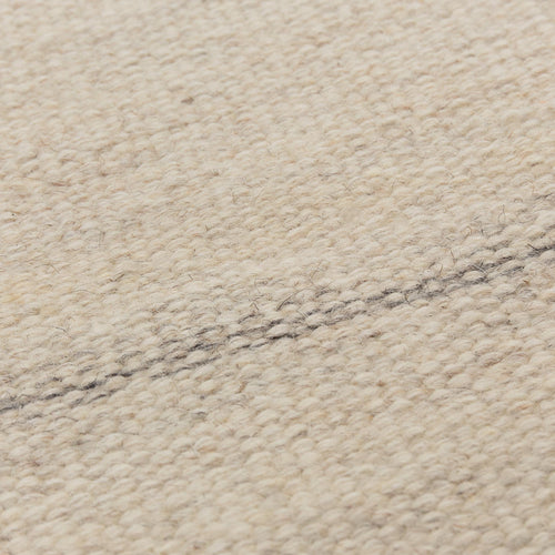 Patan Rug natural white, 80% wool & 20% organic cotton | High quality homewares
