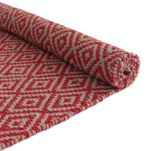 Dasheri Runner red, 100% jute | High quality homewares