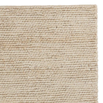 Salaya runner ivory, 90% jute & 10% cotton