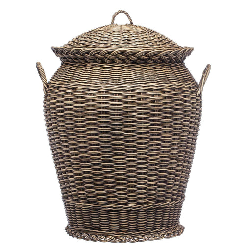 Java laundry basket in dark brown, 100% rattan |Find the perfect laundry baskets