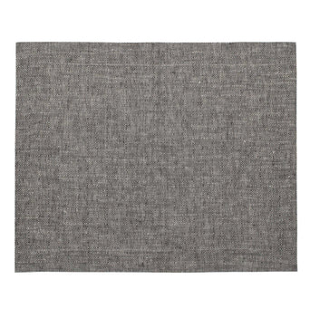 Zarasai place mat, black & white, 100% linen