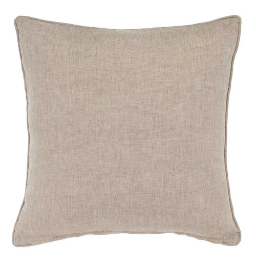 Cuyabeno cushion cover, taupe, 100% linen
