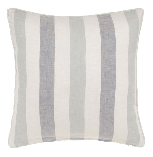 Formosa cushion cover, light blue & natural, 100% linen