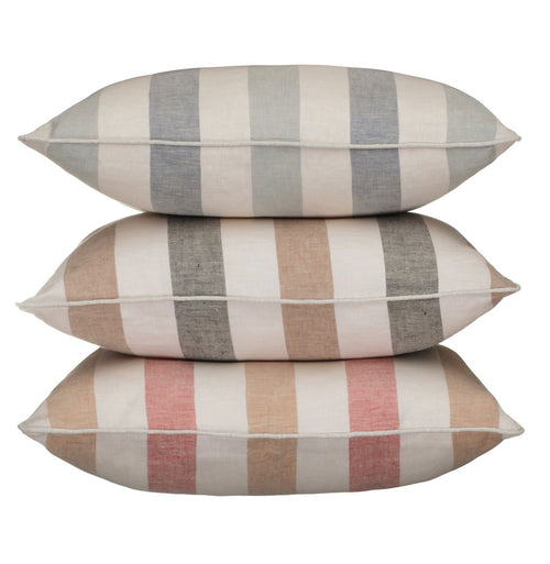 Formosa cushion cover, light blue & natural, 100% linen |High quality homewares
