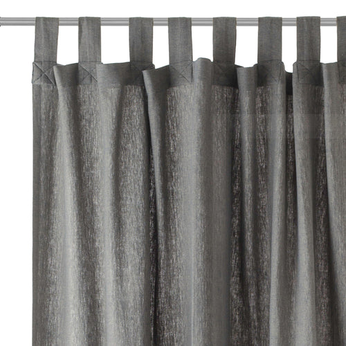 Vinstra curtain, blue & beige, 100% linen | URBANARA curtains