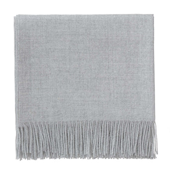Arica blanket, light grey, 100% baby alpaca wool