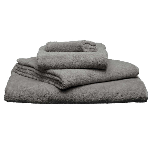 Penela hand towel, platinum grey, 100% egyptian cotton