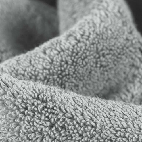 Alvito hand towel, blue grey, 100% zero twist cotton |High quality homewares