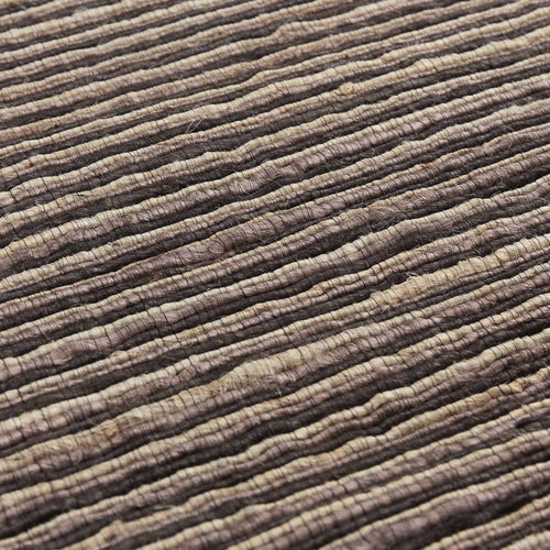 Sanali Rug natural white & stone grey & charcoal, 90% jute & 10% cotton | URBANARA jute rugs