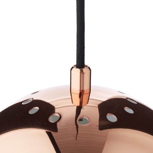 Koge pendant lamp, copper & black, 100% stainless steel |High quality homewares
