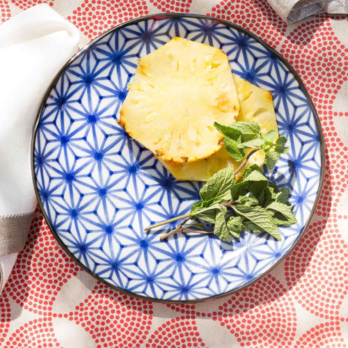 White & Blue Onuma Teller | Home & Living inspiration | URBANARA