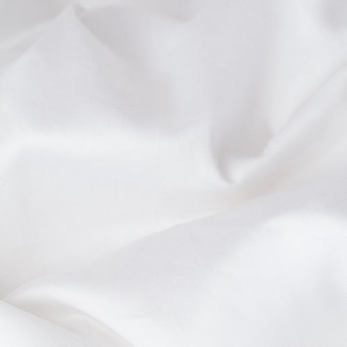 Manziana duvet cover, white, 100% egyptian cotton | URBANARA sateen bedding