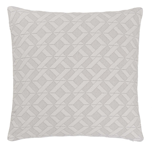 Aldeia cushion cover, light cream & black, 100% cotton