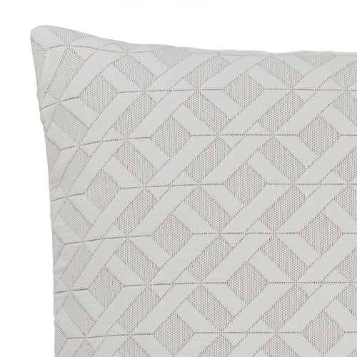 Aldeia cushion cover, light cream & black, 100% cotton | URBANARA cushion covers