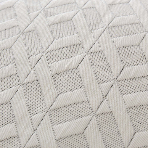 Aldeia cushion cover, light cream & black, 100% cotton |High quality homewares