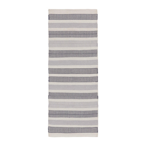Vandani Runner in off-white & grey & dark grey blue | Home & Living inspiration | URBANARA