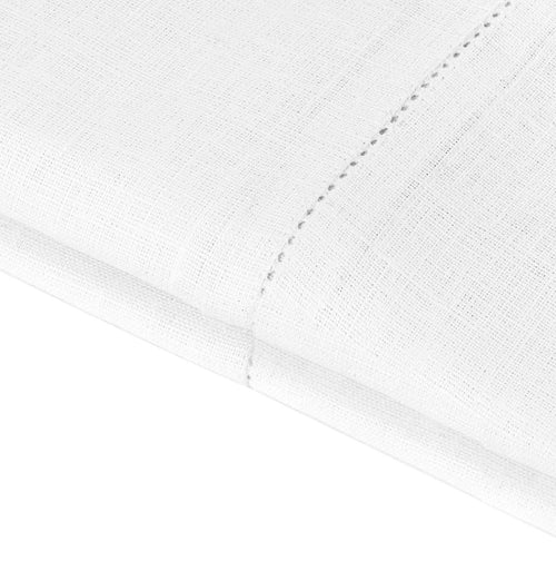 Cavaillon table cloth, white, 100% linen | URBANARA tablecloths