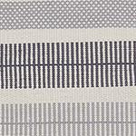 Vandani Rug off-white & grey & dark grey blue, 100% cotton | High quality homewares