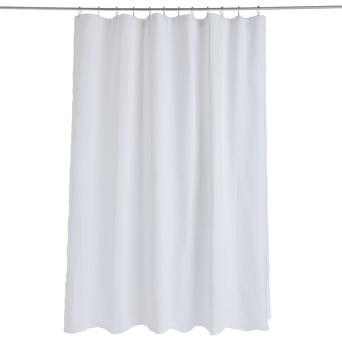 Proaza shower curtain, white, 100% cotton
