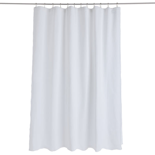 Proaza shower curtain, white, 100% cotton