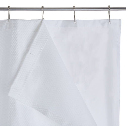 Proaza shower curtain, white, 100% cotton |High quality homewares