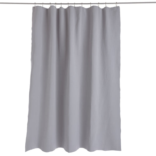 Proaza shower curtain, light grey, 100% cotton