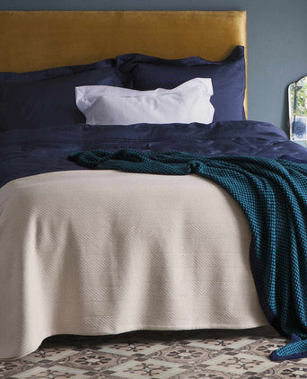 Cieza quilt, beige, 100% cotton
